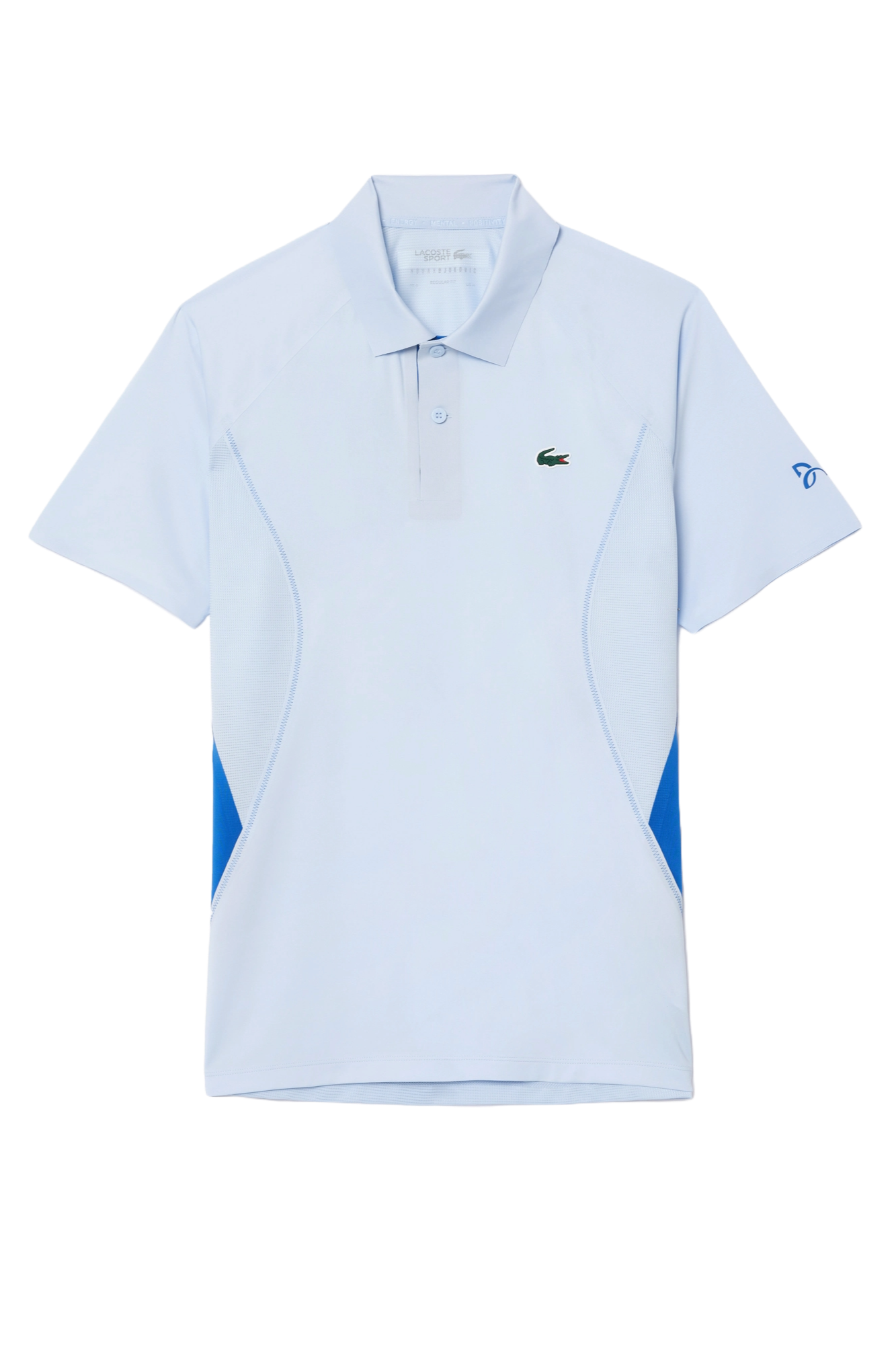 Lacoste Men's Tennis x Novak Djokovic Fan Version Polo, tennis polo shirt, Novak Djokovic polo, Lacoste tennis apparel, high-quality tennis wear, breathable tennis polo, classic collar polo, button placket polo, Lacoste crocodile logo, men's tennis clothing, Swiss Sports Haus, West Vancouver sports shop, tennis gear, tennis fashion.