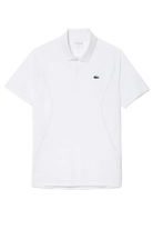 Lacoste Men's Tennis X Novak Djokovic Ultra-Dry Polo, tennis apparel, performance polo shirt, moisture-wicking polo, breathable tennis shirt, lightweight tennis wear, stylish tennis clothing, Lacoste tennis polo, Novak Djokovic polo, ultra-dry fabric, tennis gear, sportswear, Swiss Sports Haus, West Vancouver tennis shop.