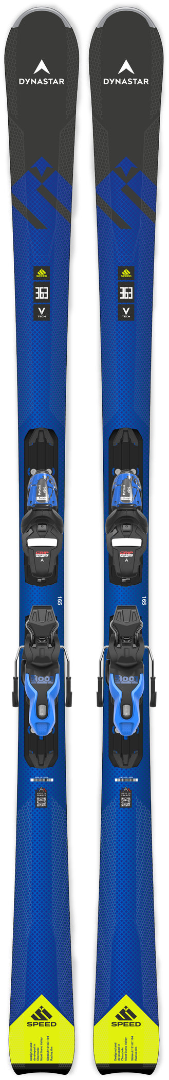 2024 Dynastar Speed 363 skis, Dynastar Speed 363, Xpress 11 GripWalk bindings, ski equipment, high-performance skis, precision skis, responsive skis, advanced skiing gear, ski bindings, ski setup, winter sports equipment, Swiss Sports Haus, West Vancouver ski shop, skiing gear, ski shop.