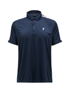 Peak Performance Men's Player Golf Polo, golf clothing, men's golf polo, stylish golf polo, moisture-wicking golf shirt, breathable golf polo, comfortable golf wear, golf apparel, men's golf fashion, high-performance golf polo, Swiss Sports Haus, West Vancouver golf shop, golf gear, golf shirt, men's golf top.