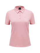 Peak Performance Women's Alta Golf Polo, women's golf apparel, stylish golf polo, high-performance golf shirt, breathable golf polo, moisture-wicking golf shirt, golf course outfit, golf gear, women's sportswear, golf fashion, Peak Performance polo, golf shirt for women, Swiss Sports Haus, West Vancouver golf shop.