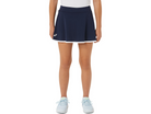 Asics Girls Tennis Skort, girls tennis skort, tennis clothing, sports skort, tennis apparel, moisture-wicking skort, comfortable skort, stretchy waistband, tennis gear, sportswear for girls, Swiss Sports Haus, West Vancouver sports store, tennis skort for girls.