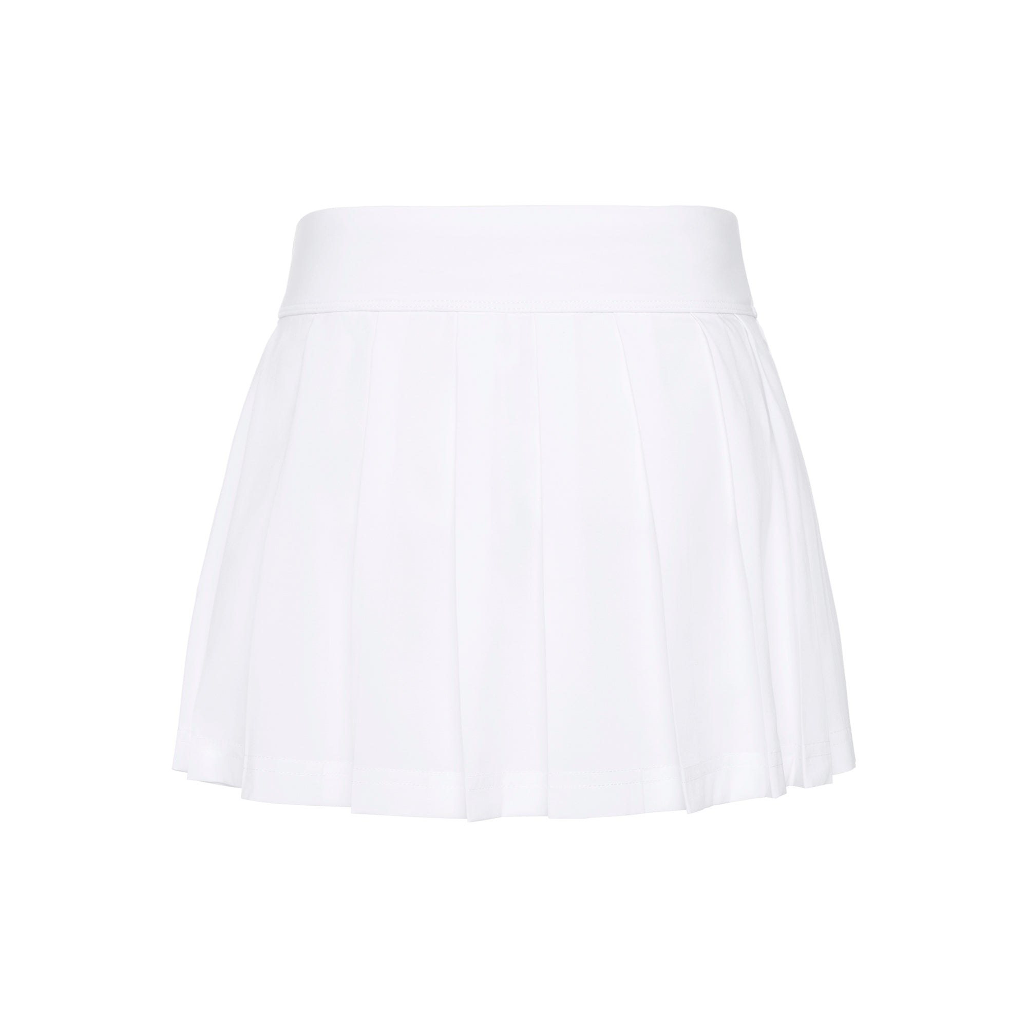 Fila Girls Pleated Skort, pleated skort, tennis skort, girls sportswear, athletic skort, breathable skort, moisture-wicking fabric, tennis apparel, sporty skort, activewear for girls, Swiss Sports Haus, West Vancouver sports shop, tennis gear, young athletes clothing.