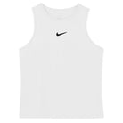 Nike Girls Dri-FIT Victory Tank, tennis apparel, athletic tank top, Dri-FIT technology, moisture-wicking tank, breathable fabric, racerback design, tennis gear, sportswear, tennis clothing, Swiss Sports Haus, West Vancouver sports store, girls tennis top, Nike tennis wear.