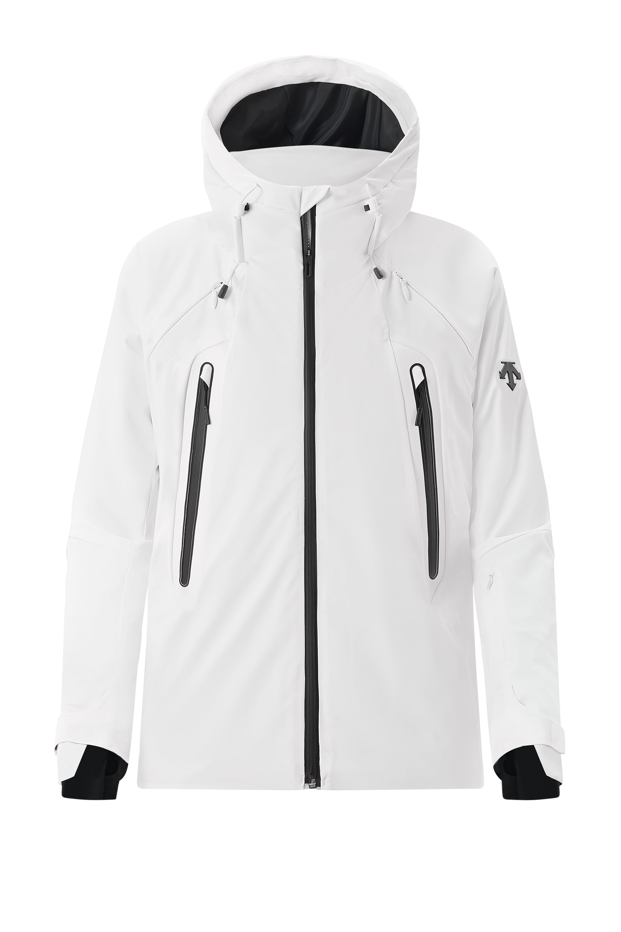 Descente Men’s Mountain Down Jacket, men’s ski jacket, insulated down jacket, winter sports jacket, waterproof ski jacket, Descente outerwear, high-performance ski gear, mountain-ready jacket, winter clothing for men, Swiss Sports Haus, West Vancouver ski shop.