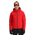 Spyder Monterosa jacket, men's ski jacket, Spyder red jacket, Spyder ski gear, high-performance ski jacket, ski equipment for men, ski shop West Vancouver, Swiss Sports Haus, Spyder Monterosa jacket West Vancouver, warm ski jacket, men's skiing jacket, ski gear store, ski equipment store West Vancouver.