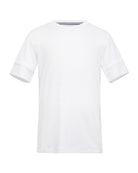 Fila Boys PLR Doubles Crew Top, boys tennis top, tennis clothing, sporty crew top, breathable tennis wear, ribbed neckline, contrasting color accents, tennis gear, athletic top, Swiss Sports Haus, West Vancouver tennis shop.