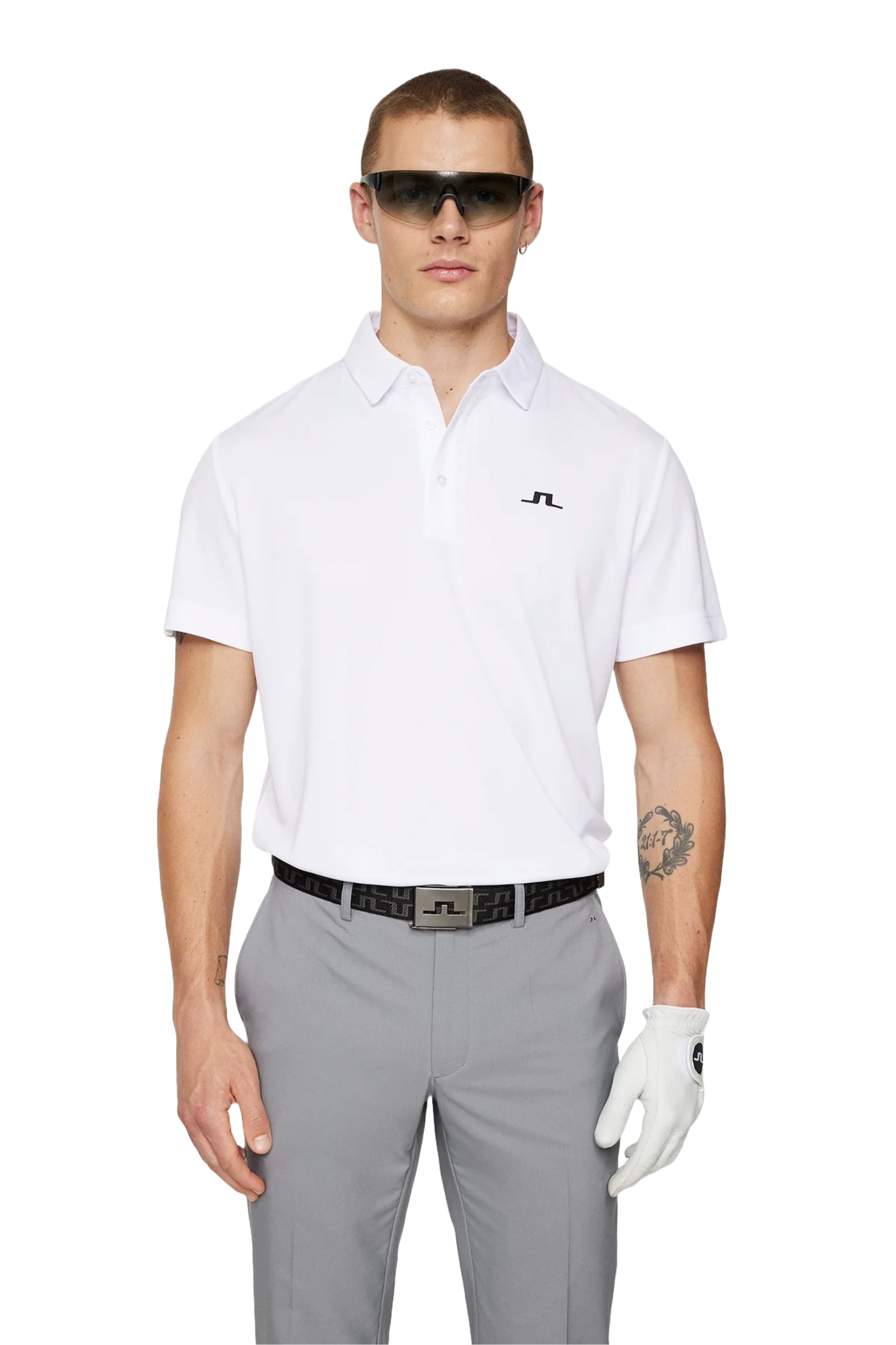 J.Lindeberg Men's Peat Regular Polo, golf polo, men's golf apparel, breathable polo shirt, moisture-wicking fabric, classic fit polo, stylish golf wear, golf clothing, casual wear, Swiss Sports Haus, West Vancouver golf shop, golf shirt, high-quality polo, J.Lindeberg polo, men's fashion.