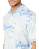 Tommy Bahama Men's Pal Desert Skyway Polo, golf polo shirt, casual polo, stylish polo shirt, breathable fabric, moisture-wicking polo, desert-inspired pattern, relaxed fit polo, comfortable golf wear, Swiss Sports Haus, West Vancouver golf apparel, men's golf clothing, golf shop, casual golf polo, Swiss Sports Haus West Vancouver.