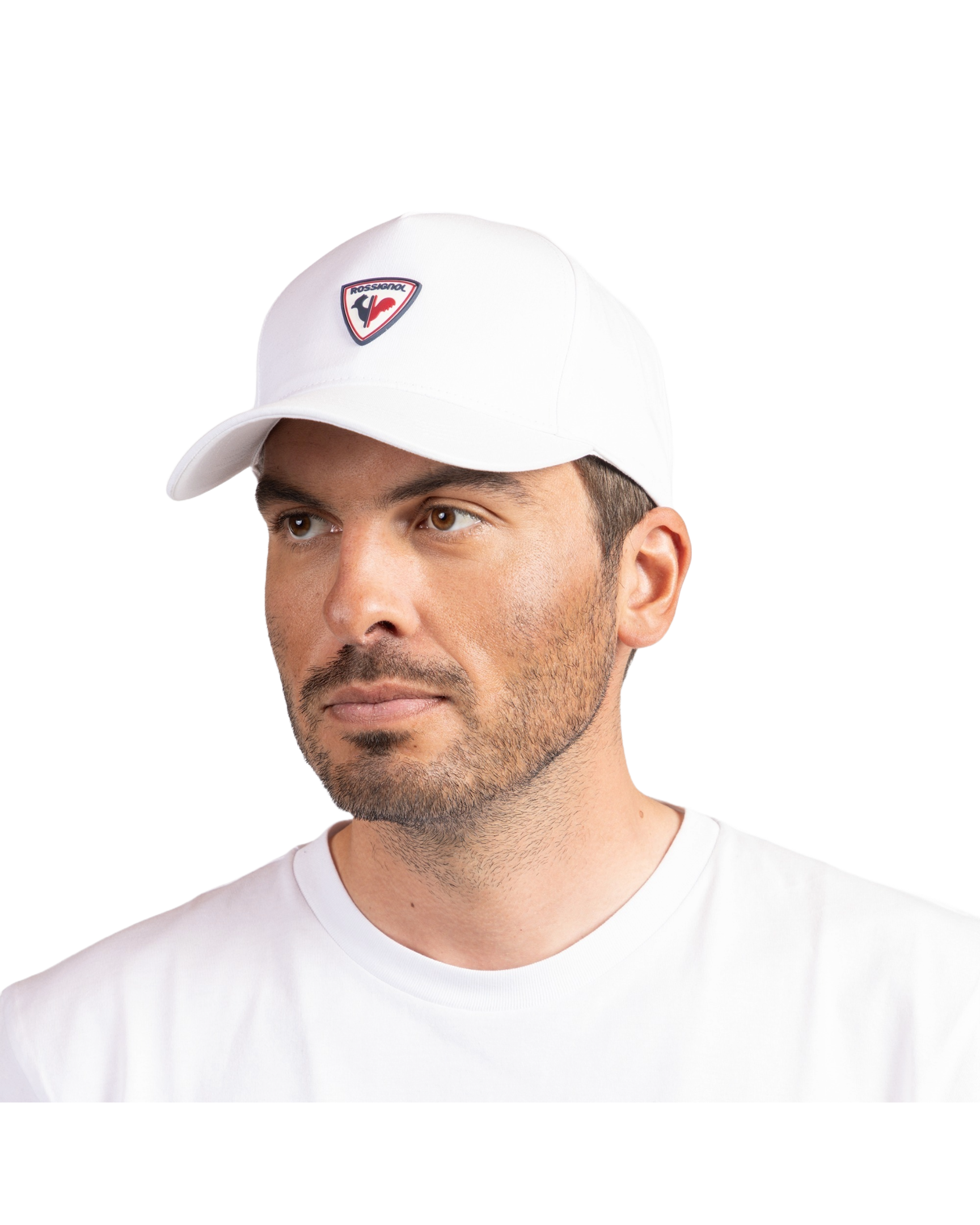 Rossignol Corporate Rooster Hat, golf hat, stylish hat, breathable hat, Rossignol logo, rooster emblem, comfortable fit, golf apparel, casual headwear, Swiss Sports Haus, West Vancouver sports store, golf gear, premium golf hat.