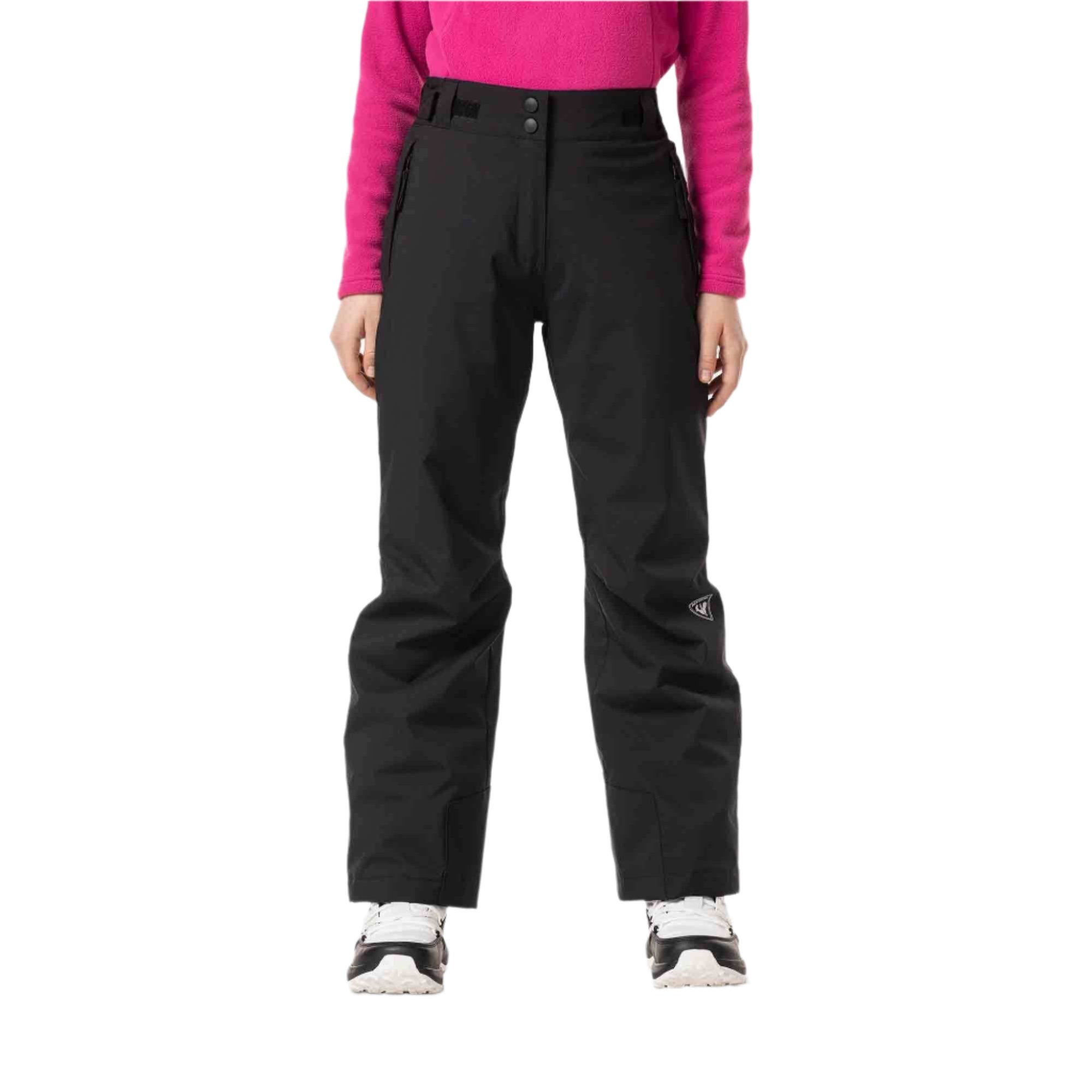 Rossignol Girls Ski Pants, kids' ski pants, girls' winter pants, insulated ski pants, waterproof ski pants, Rossignol ski clothing, children’s ski gear, youth ski apparel, durable ski pants for girls, snow pants for kids, Swiss Sports Haus, West Vancouver ski shop.