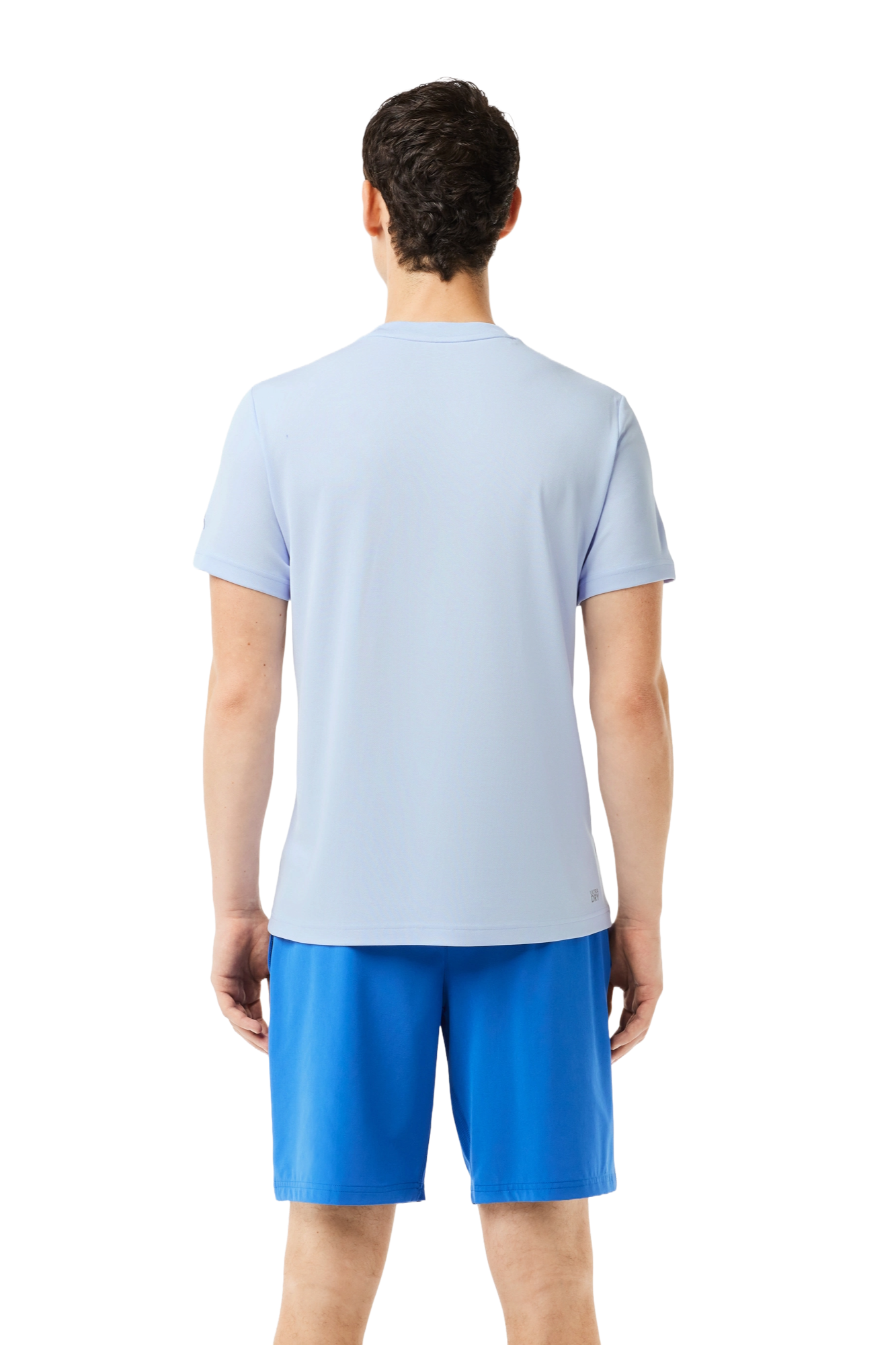 Lacoste Men’s Tennis x Novak Djokovic T-Shirt, tennis clothing, men’s tennis wear, Lacoste t-shirt, Novak Djokovic apparel, breathable tennis shirt, classic design t-shirt, comfortable fit, tennis gear, sportswear, Swiss Sports Haus, West Vancouver sports shop.