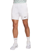 Nike Tennis Men’s Dri-FIT Advantage 7" Short, tennis shorts, men’s tennis apparel, Dri-FIT technology, breathable tennis shorts, lightweight shorts, 7" inseam, elastic waistband, adjustable fit, tennis gear, tennis clothing, athletic shorts, Swiss Sports Haus, West Vancouver tennis shop.