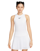 Nike Women's Dri-FIT Advantage Tank, tennis apparel, women's tennis tank, moisture-wicking tank top, breathable tennis wear, fitted tank top, adjustable straps, high-performance sportswear, Nike tennis gear, activewear, tennis clothing, Swiss Sports Haus, West Vancouver sports store, tennis tank top.