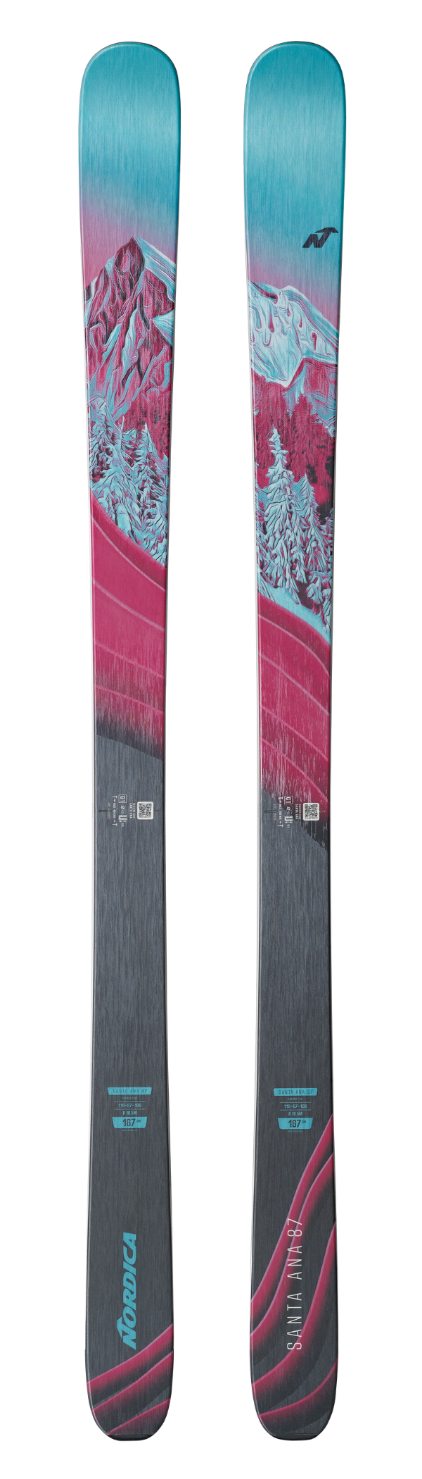 2025 Nordica Santa Ana 87, Nordica ski, Santa Ana 87 skis, high-performance skis, all-mountain skis, 2025 ski models, advanced ski technology, ski equipment, ski shop, Swiss Sports Haus, West Vancouver ski shop, women's skis, versatile skis, durable skis, powder skis, carving skis, skiing gear, winter sports gear.