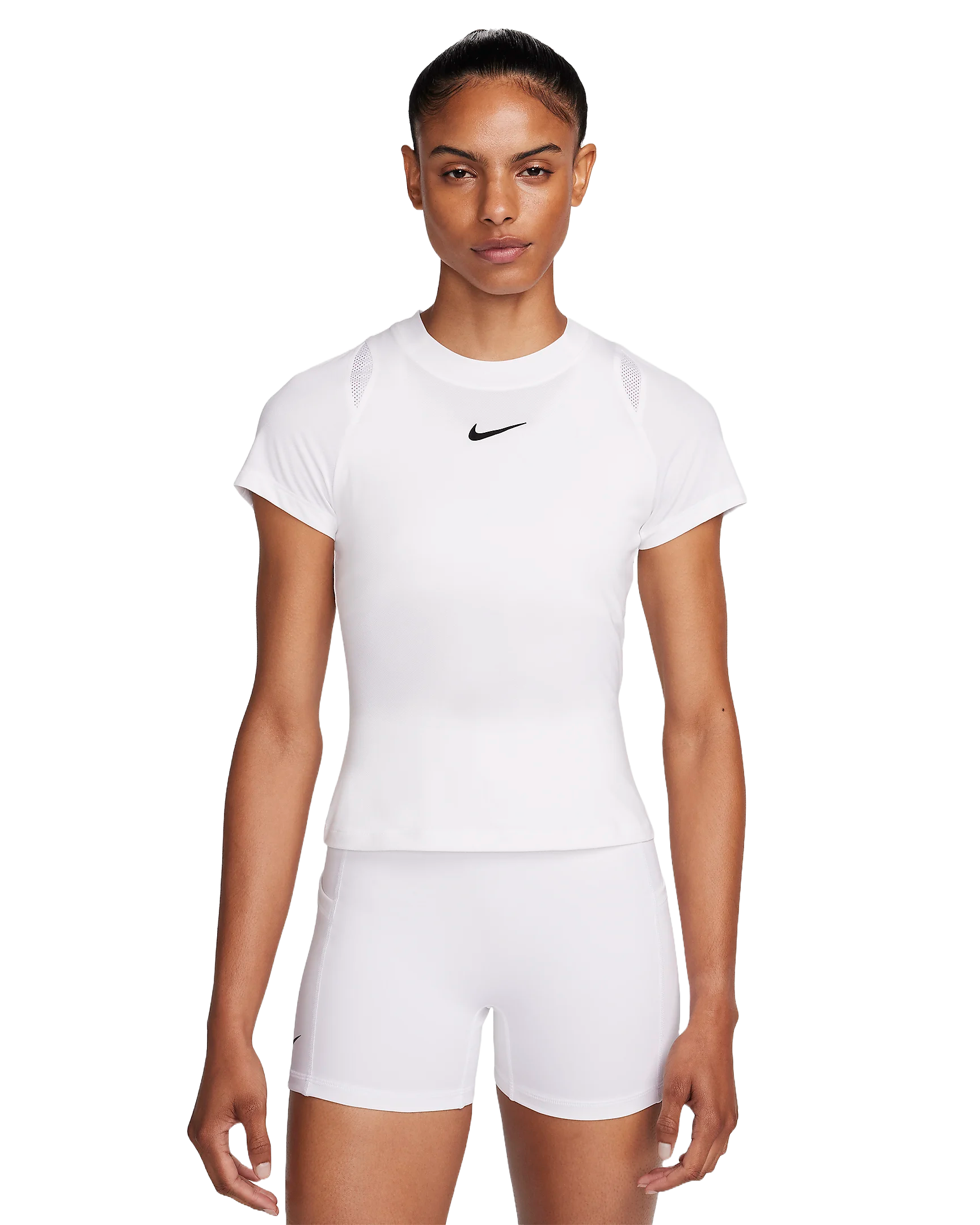 Nike Tennis Women's Dri-FIT Advantage Top, tennis clothing, women’s tennis top, Dri-FIT fabric, moisture-wicking top, athletic wear, breathable tennis top, stylish tennis apparel, tennis gear, performance top, Swiss Sports Haus, West Vancouver tennis shop.