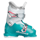 Nordica Speedmachine J2, junior ski boots, youth ski boots, beginner ski boots, comfortable ski boots, ski gear for kids, winter sports gear, ski shop, Nordica ski boots, adjustable ski boots, easy-entry ski boots, Swiss Sports Haus, West Vancouver ski shop.