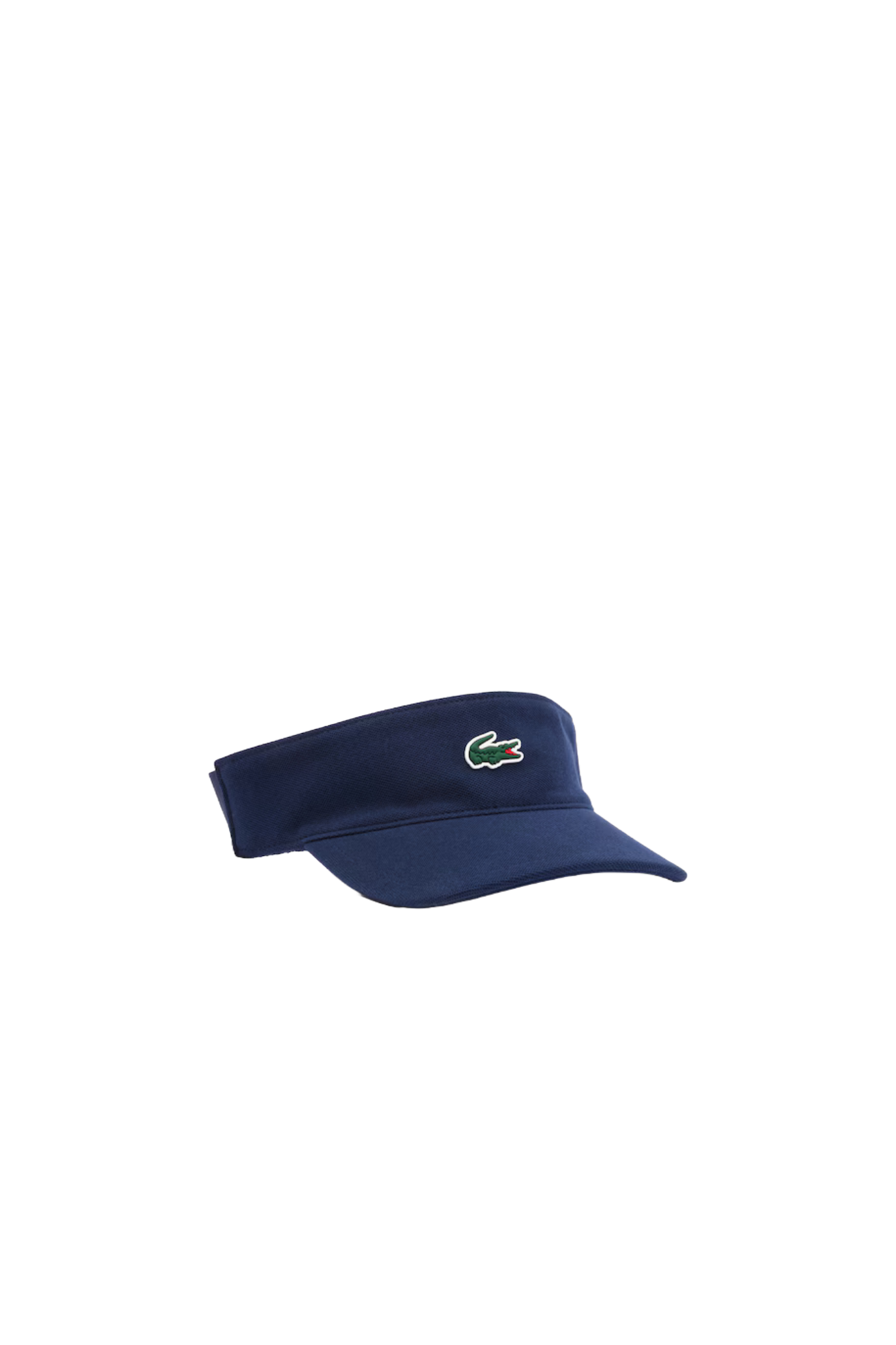 Lacoste Unisex Sport Piqué & Fleece Tennis Visor, tennis visor, sports visor, breathable piqué fabric, fleece lining, adjustable visor, tennis accessories, sports headwear, comfortable visor, tennis gear, Swiss Sports Haus, West Vancouver tennis shop.