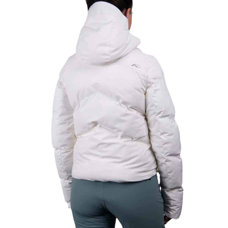 KJUS Women’s Bluebird Jacket, women’s ski jacket, high-performance ski jacket, insulated ski jacket, waterproof ski jacket, breathable ski jacket, KJUS winter apparel, stylish ski jacket for women, winter sports jacket, Swiss Sports Haus, West Vancouver ski shop.