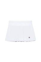 FILA Women's Essentials 13.5" Skort, tennis skort, women's athletic wear, moisture-wicking skort, built-in shorts, comfortable waistband, tennis apparel, stylish skort, athletic skort, tennis gear, women's tennis clothing, Swiss Sports Haus, West Vancouver tennis shop.