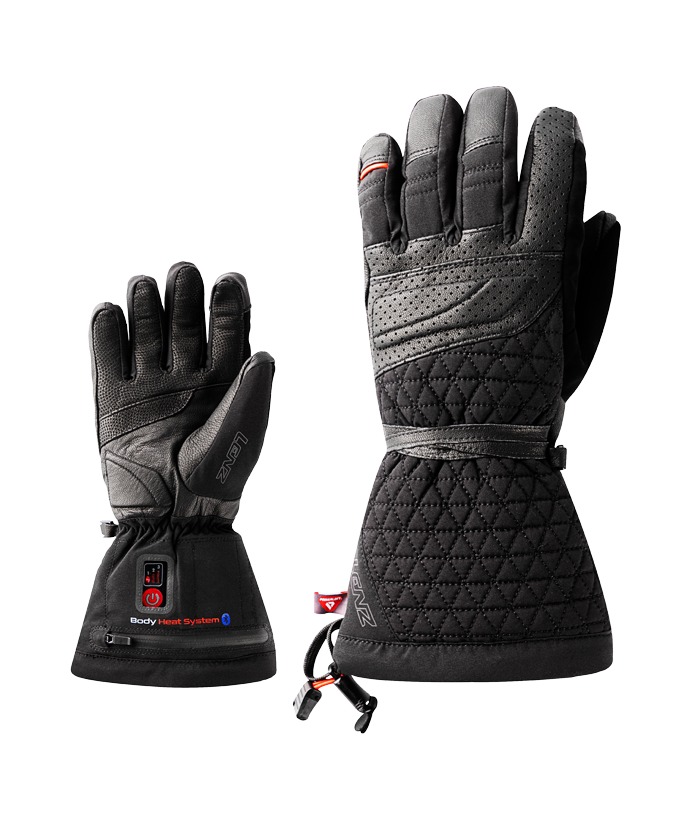 Lenz Women's Heat Glove 6.0 Finger Cap, heated gloves, women's ski gloves, winter sports gloves, thermal gloves, battery-powered gloves, waterproof gloves, insulated gloves, touchscreen-compatible gloves, skiing gear, snowboarding gloves, winter accessories, cold weather gloves, high-performance gloves, Swiss Sports Haus, West Vancouver ski shop.