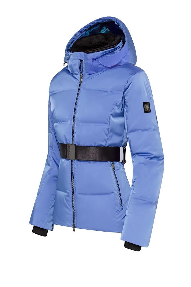 Descente Women’s Luna Down Jacket, women’s down jacket, insulated winter jacket, lightweight down jacket, high-performance down jacket, Descente ski wear, winter sports apparel, stylish down jacket, warm down jacket, Swiss Sports Haus, West Vancouver ski shop