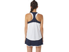 ASICS Women's Court Tennis Tank, tennis clothing, women's tennis tank top, athletic tank top, moisture-wicking fabric, breathable tennis wear, fitted tennis tank, racerback tennis top, tennis gear, tennis apparel, Swiss Sports Haus, West Vancouver tennis shop.