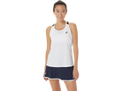 ASICS Women's Court Tennis Tank, tennis clothing, women's tennis tank top, athletic tank top, moisture-wicking fabric, breathable tennis wear, fitted tennis tank, racerback tennis top, tennis gear, tennis apparel, Swiss Sports Haus, West Vancouver tennis shop.