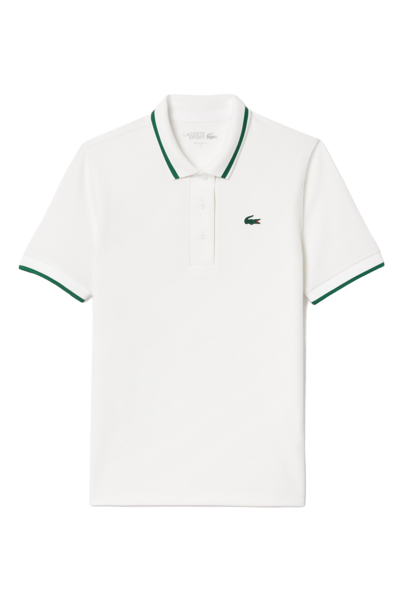 Lacoste Women's Sport Contrast Collar Piqué Polo, women's tennis polo, Lacoste tennis shirt, contrast collar polo, sport polo for women, breathable piqué fabric, stylish tennis apparel, women's sportswear, tennis clothing, Lacoste sport collection, Swiss Sports Haus, West Vancouver tennis apparel, women's tennis gear, comfortable tennis polo, athletic wear for women.