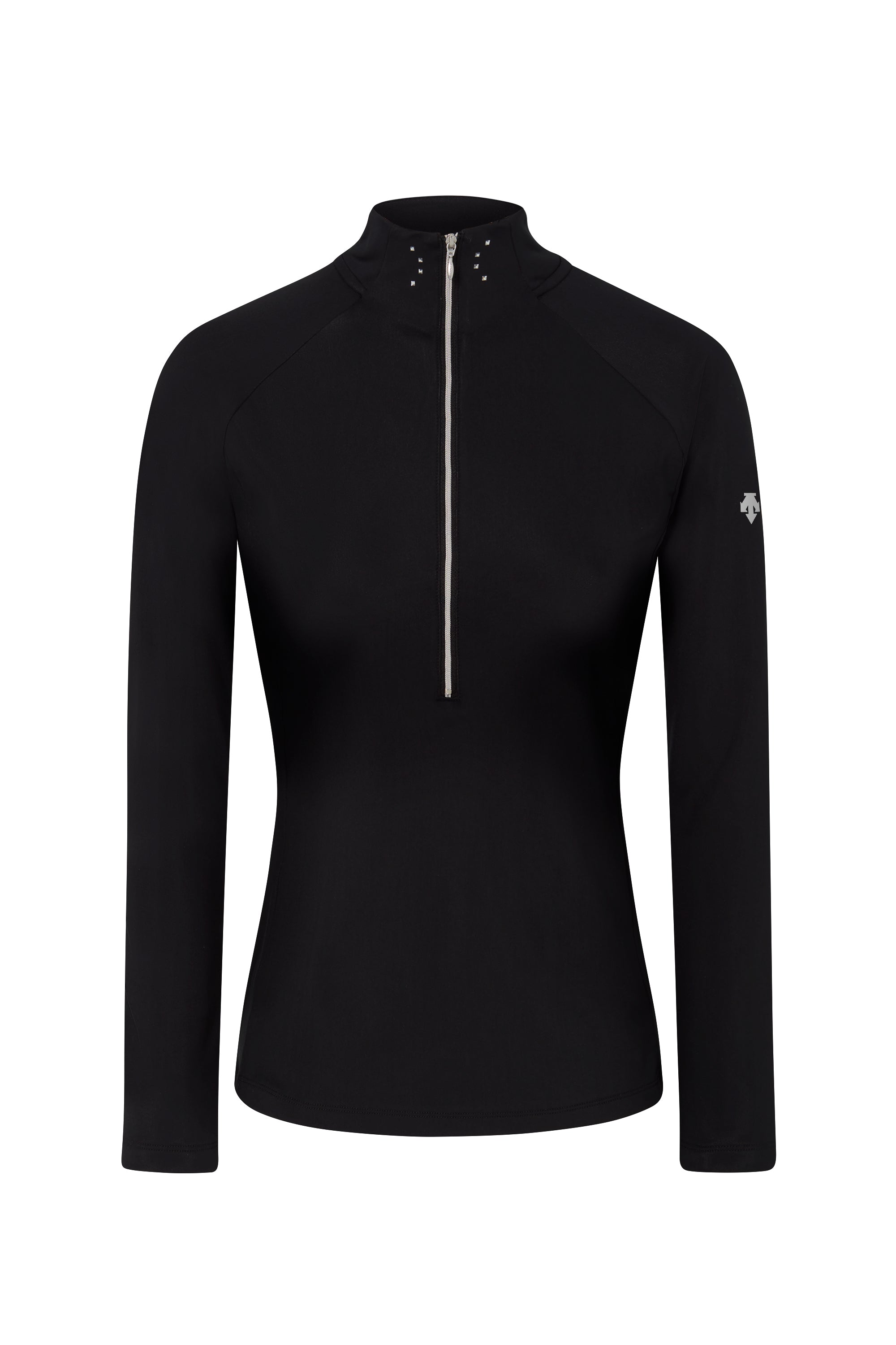 Descente Women’s Sylvia T-Neck, women’s ski turtleneck, winter sports apparel, fitted turtleneck, moisture-wicking fabric, insulated turtleneck, women’s base layer, ski clothing, comfortable winter wear, Swiss Sports Haus, West Vancouver ski shop.