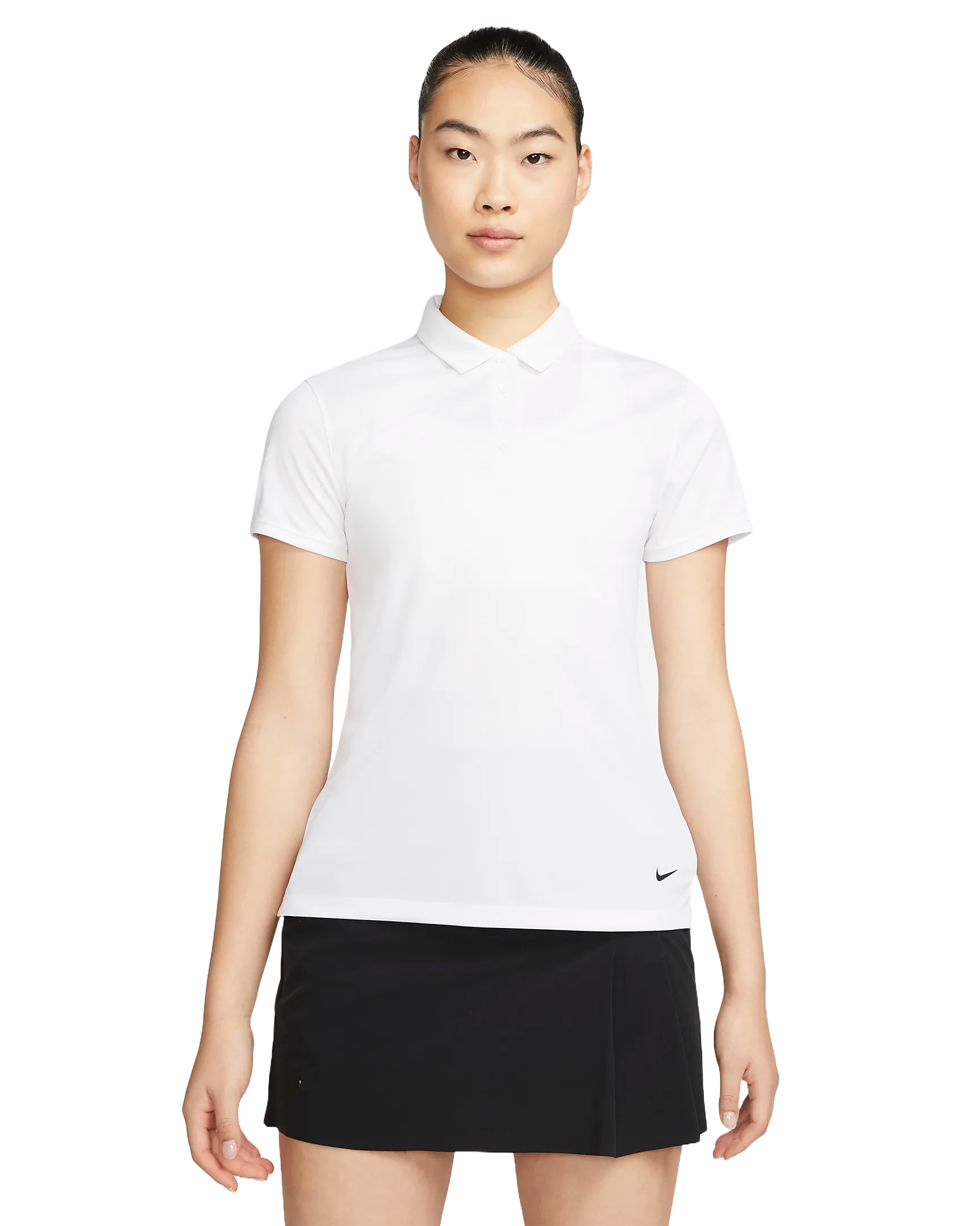 Nike Golf Women's Dri-FIT Victory Polo, golf clothing, tennis apparel, moisture-wicking polo, lightweight polo, breathable polo, classic collar, women's golf polo, women's tennis polo, Dri-FIT fabric, stylish golf polo, comfortable tennis wear, Swiss Sports Haus, West Vancouver sports shop.