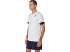 ASICS Court Short Sleeve Tennis Top featuring lightweight performance fabric, breathable comfort, and an athletic fit for tennis.