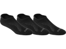 ASICS Cushion Low Cut Sock 3 Pack featuring cushioned construction, moisture management, a low-cut profile, and athletic support.
