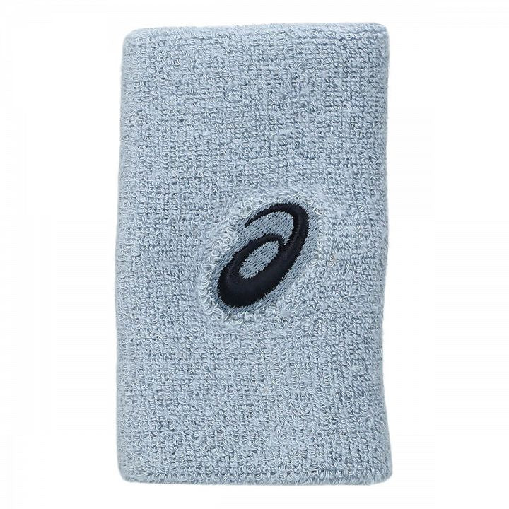 ASICS Tennis Wrist Band Pair Long featuring soft absorbent fabric, extended coverage, and a comfortable stretch fit for tennis.