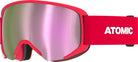 Atomic Redster WC HD JR Race Goggles featuring HD Lens Technology, anti-fog dual lens construction, UV protection, and a junior race-specific fit.
