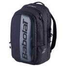 A black Babolat Court Backpack Hero that is designed to hold your tennis racket and accessories.
