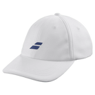 Babolat Junior Pure Logo Cap featuring a curved brim, adjustable fit, Pure-inspired styling, and lightweight construction for junior players.