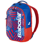 Babolat Kids Backpack featuring dedicated racquet storage, multiple compartments, lightweight construction, and a kid-friendly design.