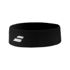 Babolat Logo Headband featuring soft absorbent fabric, a comfortable stretch fit, moisture management, and logo detailing.