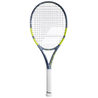 Babolat Pure Aero 100 Lite Gen 9 high-performance spin tennis racket in grey/green