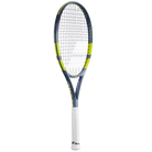 Babolat Pure Aero 100 Lite Gen 9 high-performance spin tennis racket in grey/green