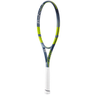 Babolat Pure Aero 100 Lite Gen 9 high-performance spin tennis racket in grey/green