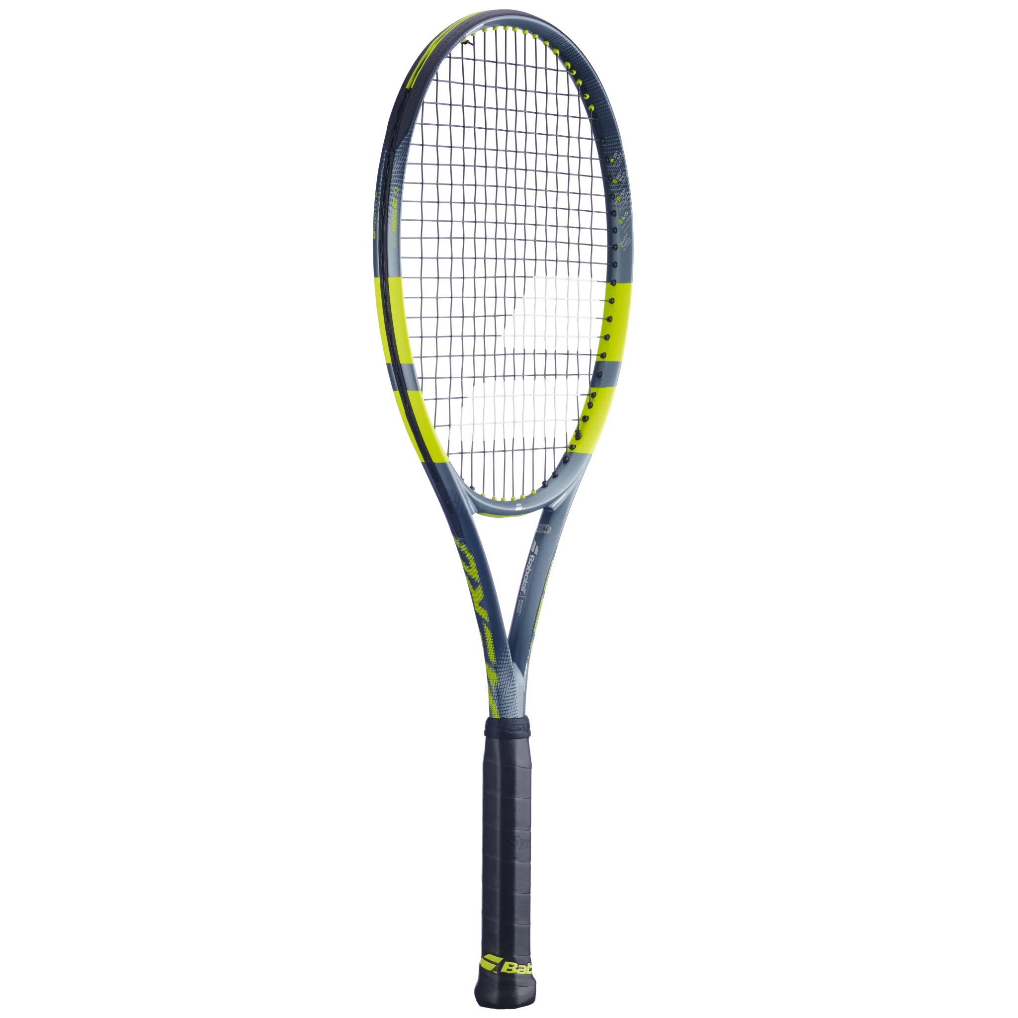 Babolat Pure Aero 98 Gen 9 high-performance spin tennis racket in grey/green