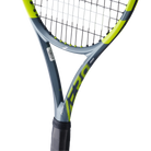 Babolat Pure Aero 98 Gen 9 high-performance spin tennis racket in grey/green