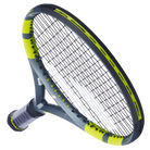 Babolat Pure Aero 98 Gen 9 high-performance spin tennis racket in grey/green