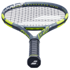 Babolat Pure Aero 98 Gen 9 high-performance spin tennis racket in grey/green