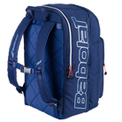 Babolat Pure Drive Backpack featuring dedicated racquet storage, multiple compartments, padded shoulder straps, and Pure Drive-inspired styling.
