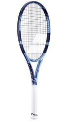 A Babolat Pure Drive Team Gen 11 high-performance versatile and powerful tennis racket in a blue and navy colorway