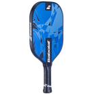 A Babolat XPLR 3rd Gen pickleball paddle that shows off the striking blue and black colourway
