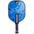A Babolat XPLR 3rd Gen pickleball paddle that shows off the striking blue and black colourway